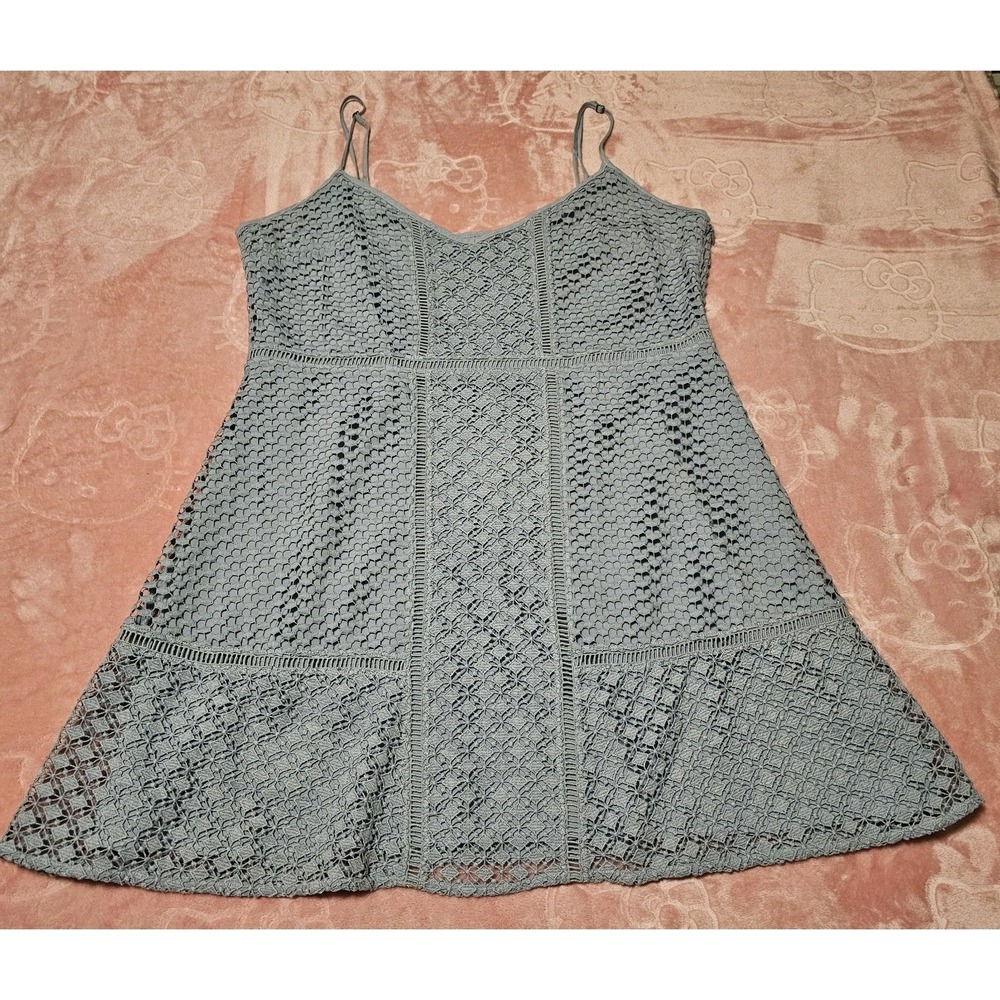 Abercrombie & Fitch Women's SunDress XL Blue/Gray GENTLY USED